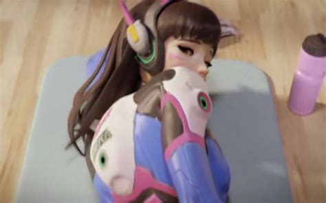 d.va shows a little too much|D.va shows off a little too much (1080p) 